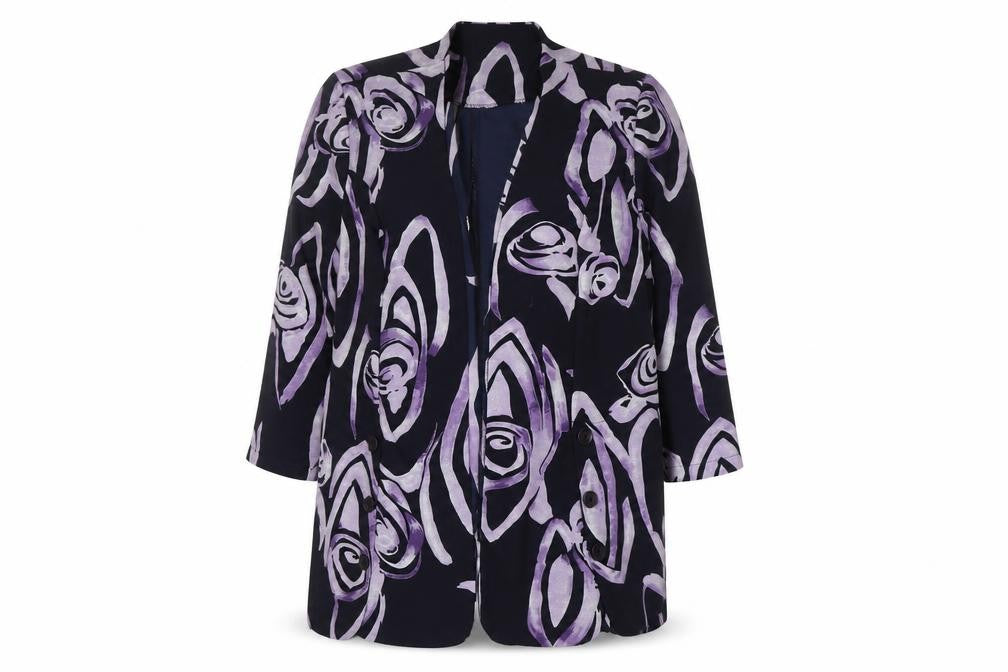 Womens UK Size 20 essence Multicoloured Basic Coat
