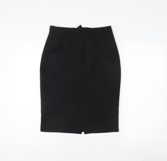 ASOS Women's Black Midi Pencil Skirt Size 8