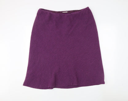Eastex Women's Purple Wool Skirt Size 20