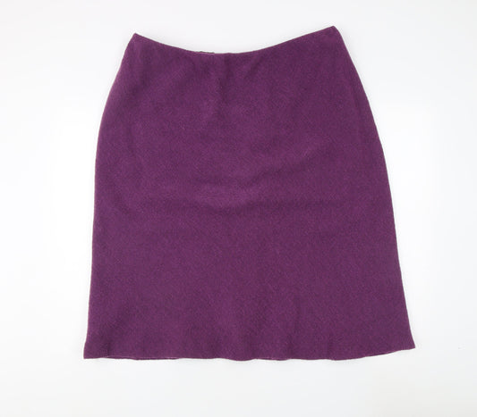Eastex Women's Purple Wool Skirt Size 20