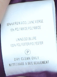 Eastex Women's Purple Suit Jacket Size 18 Classic Fit