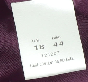 Eastex Women's Purple Suit Jacket Size 18 Classic Fit