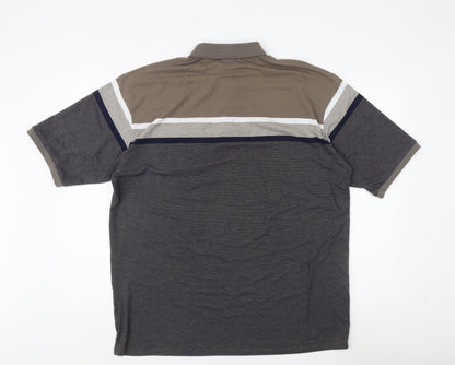 Charles Norton Men's Multicoloured Polo Shirt XXL