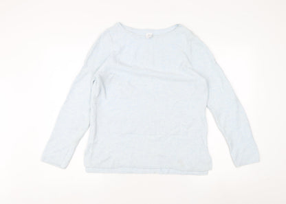 Womens UK Size 12 John Lewis & Partners Blue Pullover Jumper