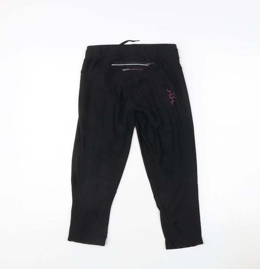 Karrimor Women's Black Cropped Running Leggings Size 8