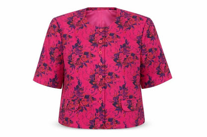 Womens UK Size 10 Viyella Regular Pink Blazer