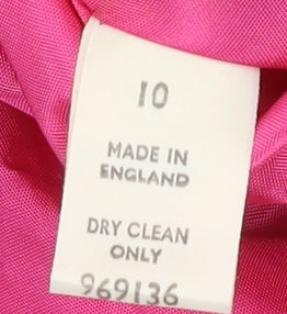 Viyella Women's Pink Floral Blazer Size 10, Lined, Casual