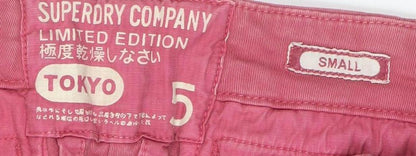Womens UK Size S Superdry  Skinny Pink Jeans