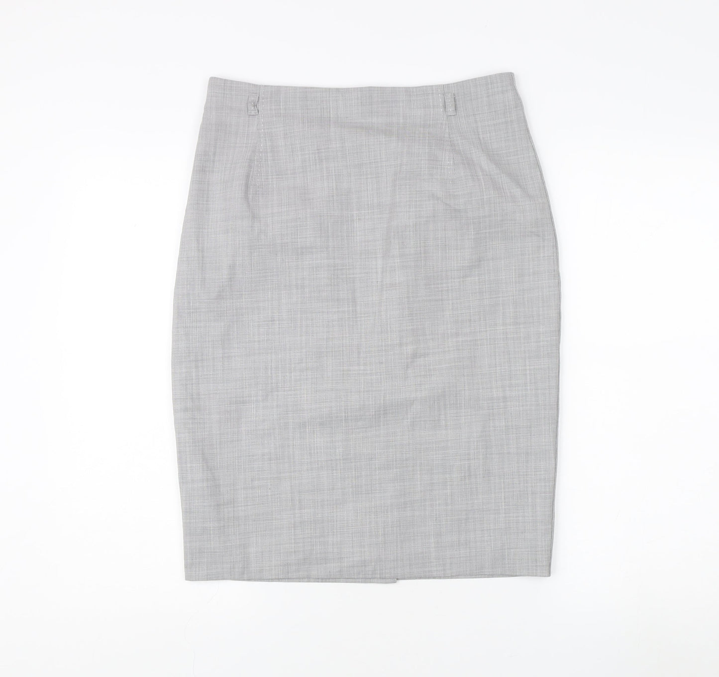 Marks and Spencer Women's Grey Pencil Skirt Size 10