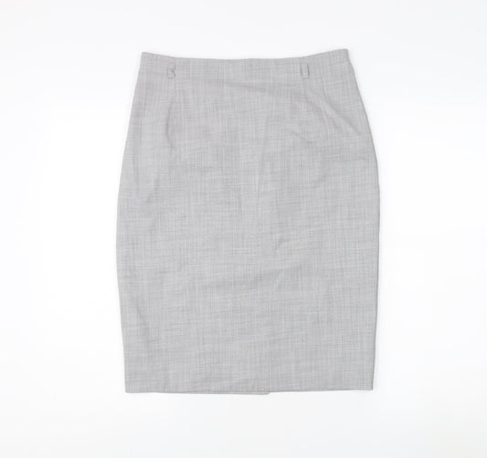 Marks and Spencer Women's Grey Pencil Skirt Size 10