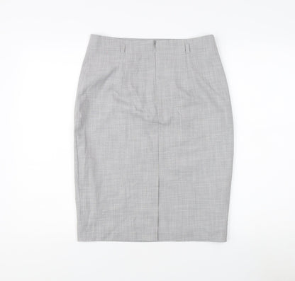 Marks and Spencer Women's Grey Pencil Skirt Size 10