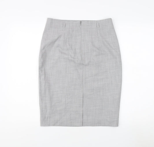 Marks and Spencer Women's Grey Pencil Skirt Size 10