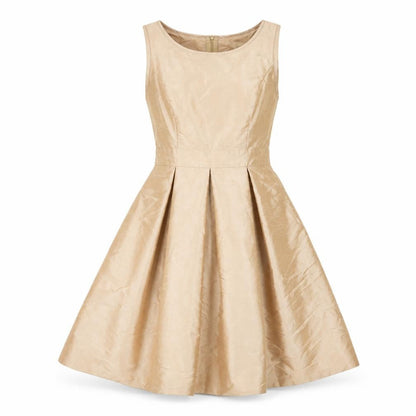 Fever London Beige Sleeveless Women's Dress Size 8