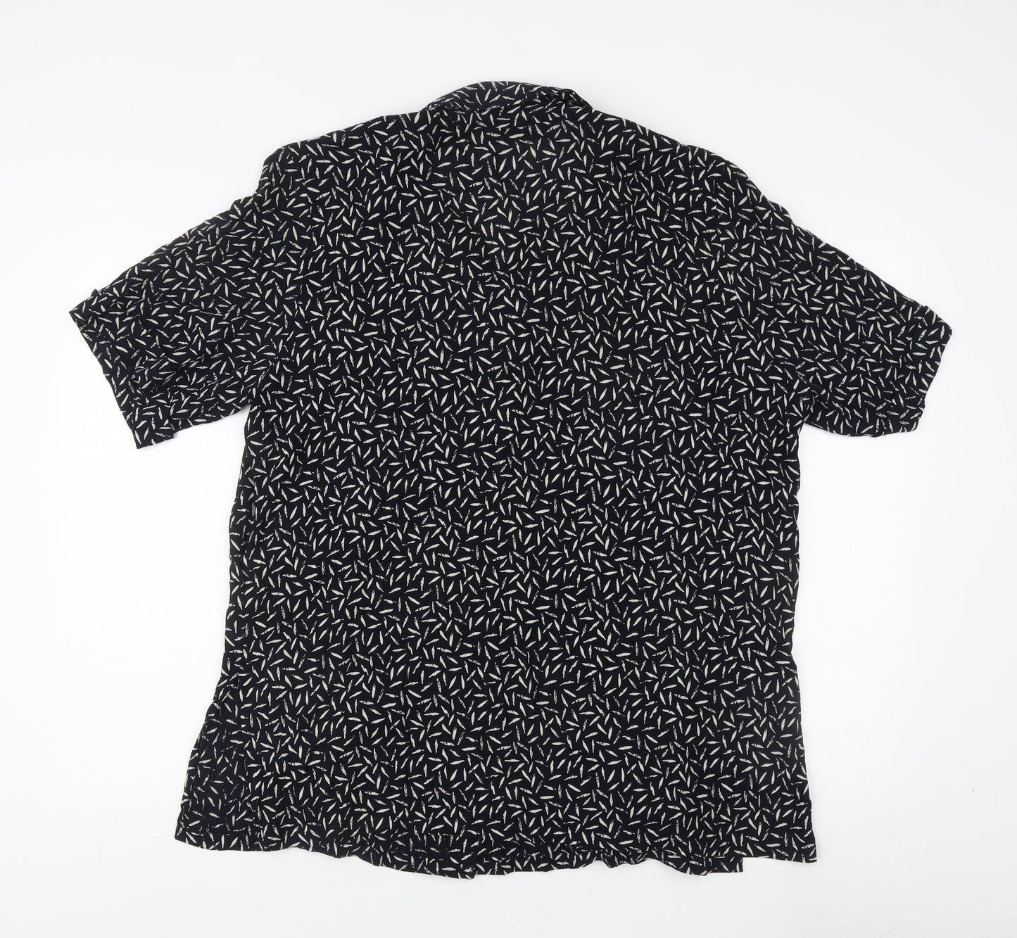 Womens UK Size 18 Marks and Spencer Blue Basic Button-Up