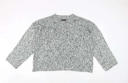 Womens UK Size XL Marks and Spencer Grey Pullover Jumper