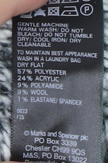 Womens UK Size XL Marks and Spencer Grey Pullover Jumper