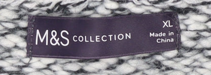 Womens UK Size XL Marks and Spencer Grey Pullover Jumper