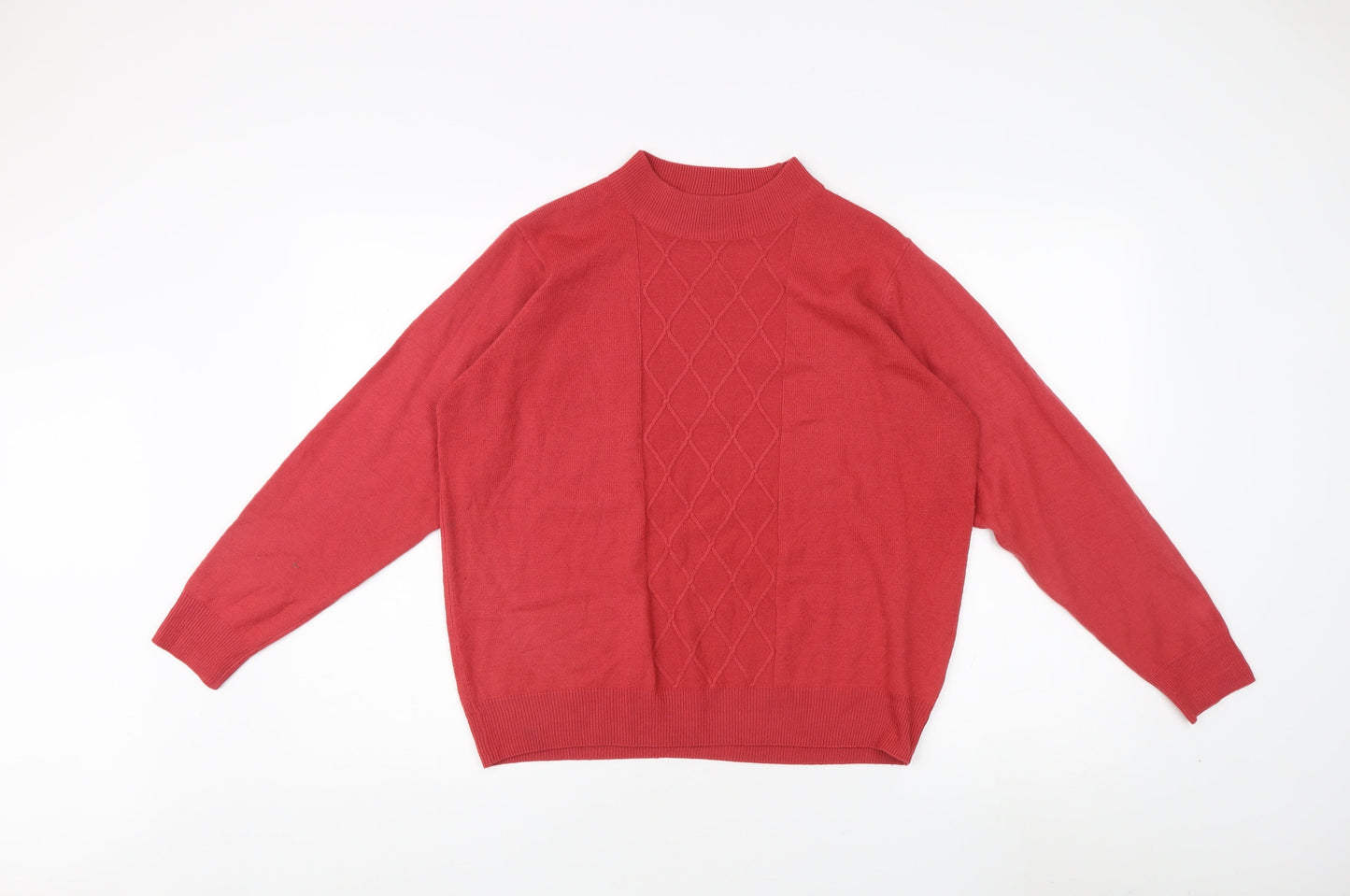 Womens UK Size M Honor Millburn Red Pullover Jumper