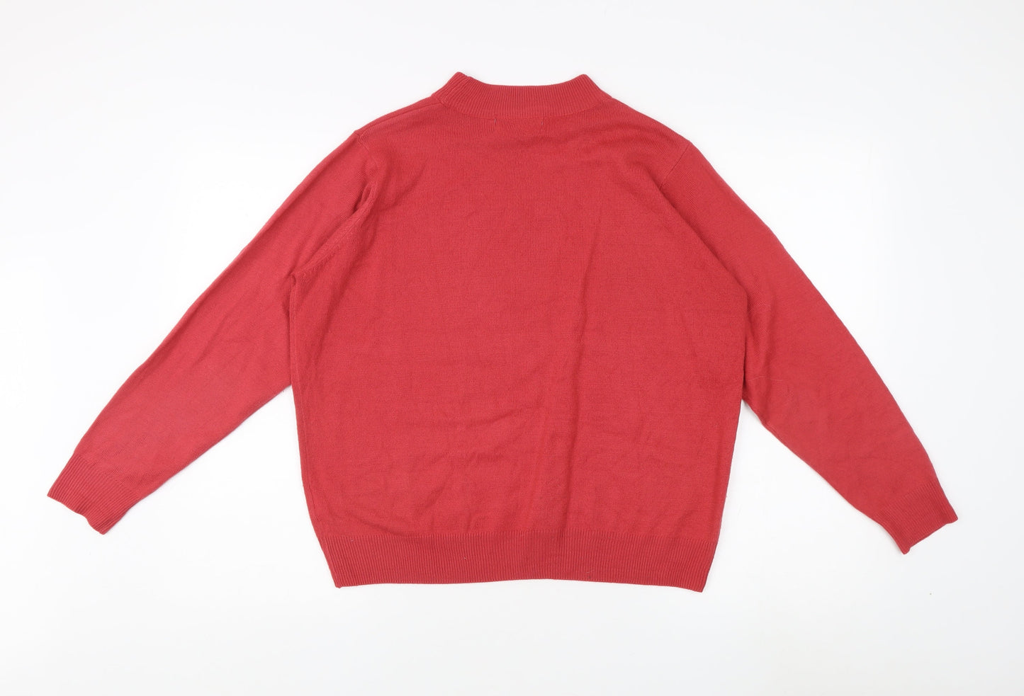 Womens UK Size M Honor Millburn Red Pullover Jumper