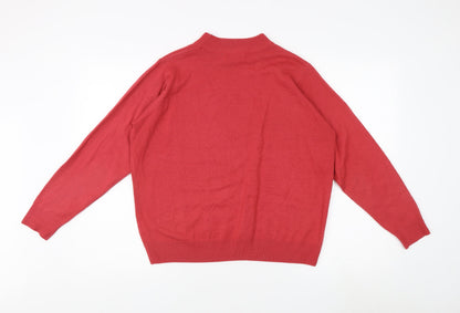 Womens UK Size M Honor Millburn Red Pullover Jumper