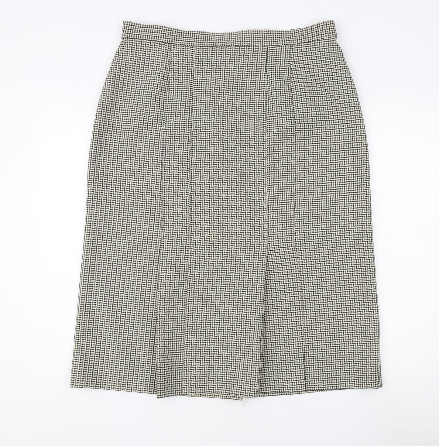 Marks and Spencer Women's Long Grey Check Skirt UK 20