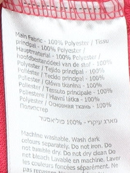 Regatta Women's Pink 1/4 Zip Fleece Sweatshirt Size 8