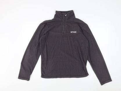 Regatta Unisex Black Fleece Pullover Sweatshirt Size S