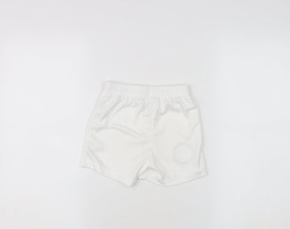 Puma Boys White Athletic Shorts 3-4Y Football
