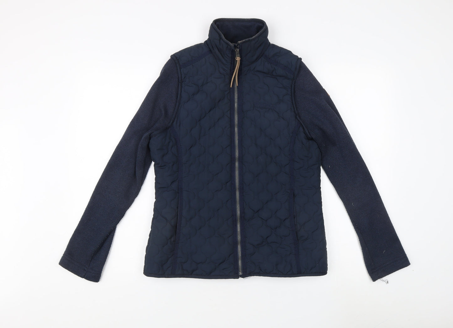 Womens UK Size 10 Regatta Blue Quilted Coat