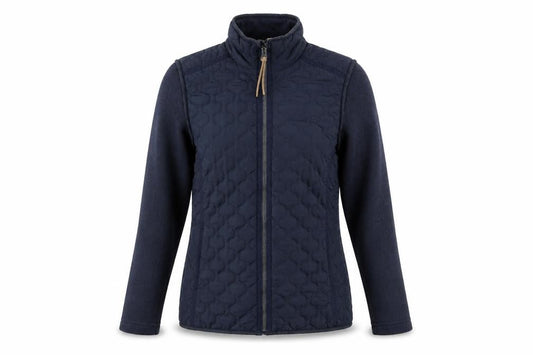 Womens UK Size 10 Regatta Blue Quilted Coat