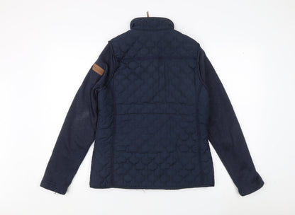 Womens UK Size 10 Regatta Blue Quilted Coat