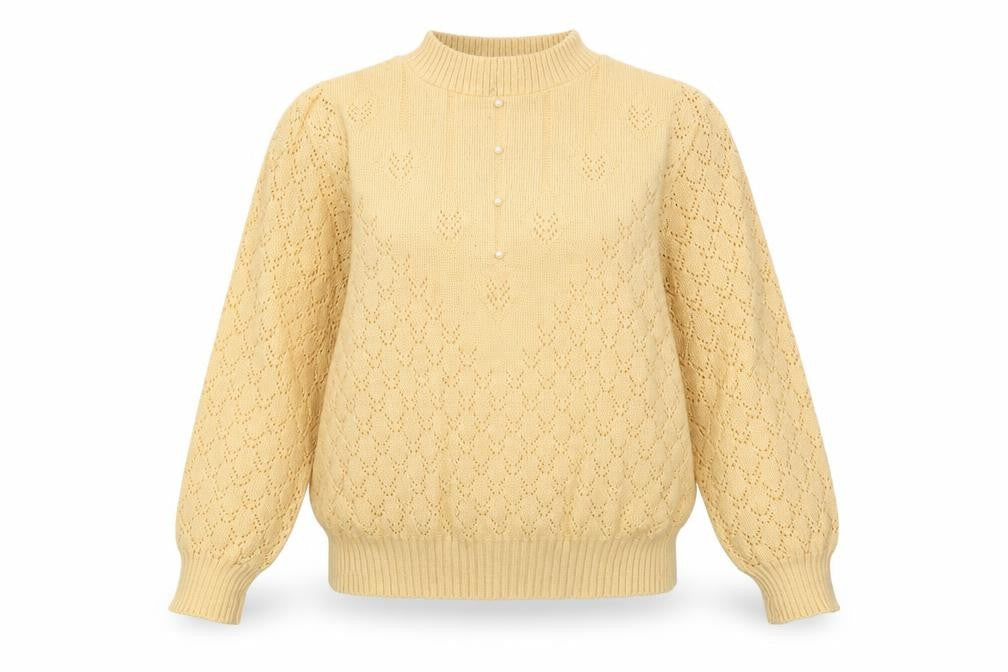 Womens UK Size 10-12 Amari Beige Pullover Jumper