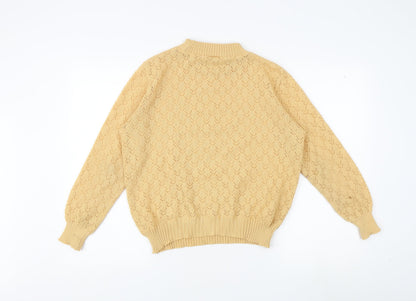 Womens UK Size 10-12 Amari Beige Pullover Jumper