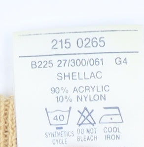 Womens UK Size 10-12 Amari Beige Pullover Jumper