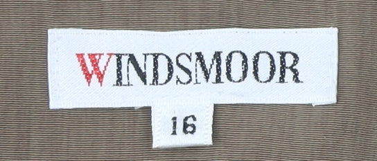 Womens UK Size 16 Windsmoor Brown Basic Jacket