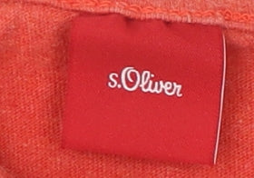 s.Oliver Unisex Baby Red Graphic Print Long Sleeve T-Shirt