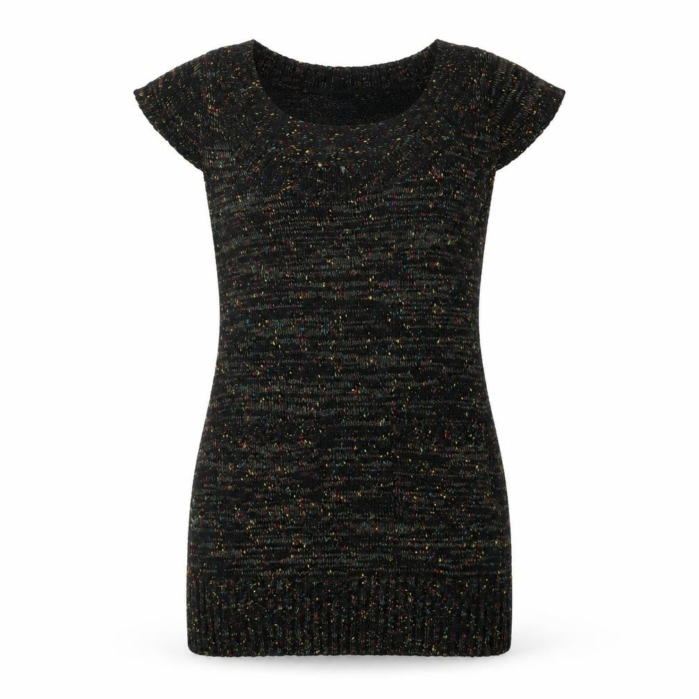 Womens UK Size 8 Izabel London Black Pullover Jumper