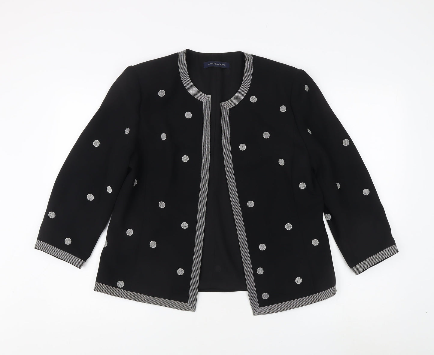 Womens UK Size 10 Windsmoor Black Basic Jacket