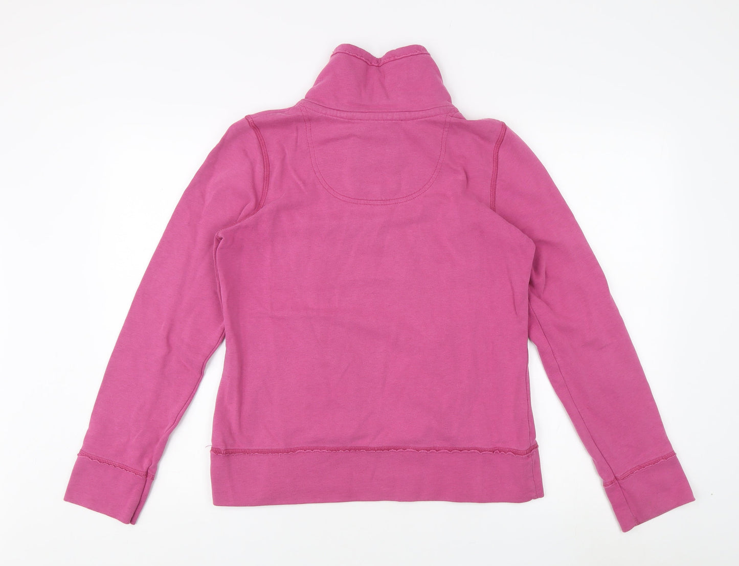 Maharaja Women's Pink Henley Sweatshirt, Size 12, 1/4 Zip