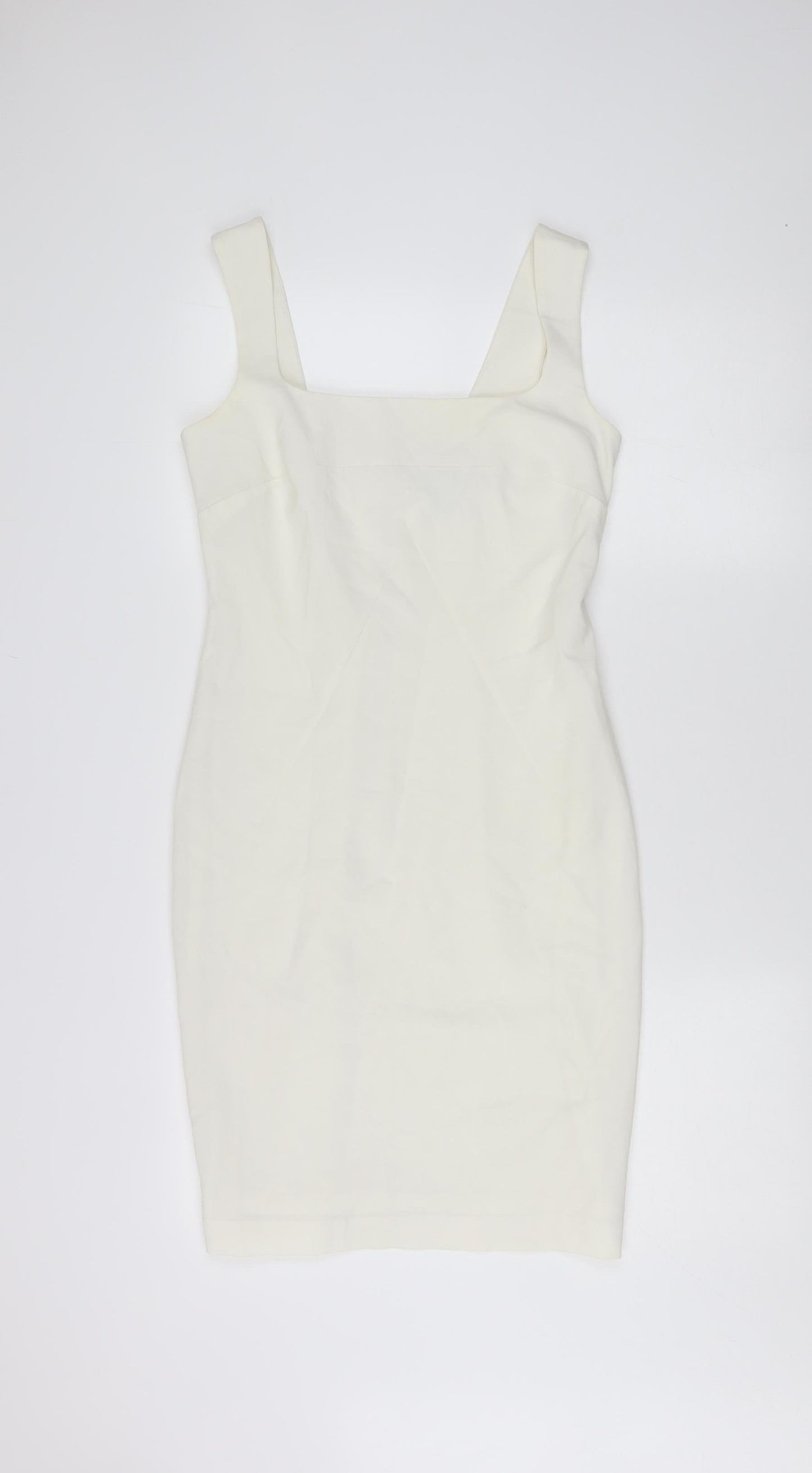 Moda International Women’s Ivory Sheath Dress, Size 6