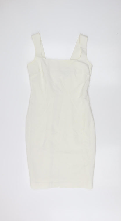 Moda International Women’s Ivory Sheath Dress, Size 6