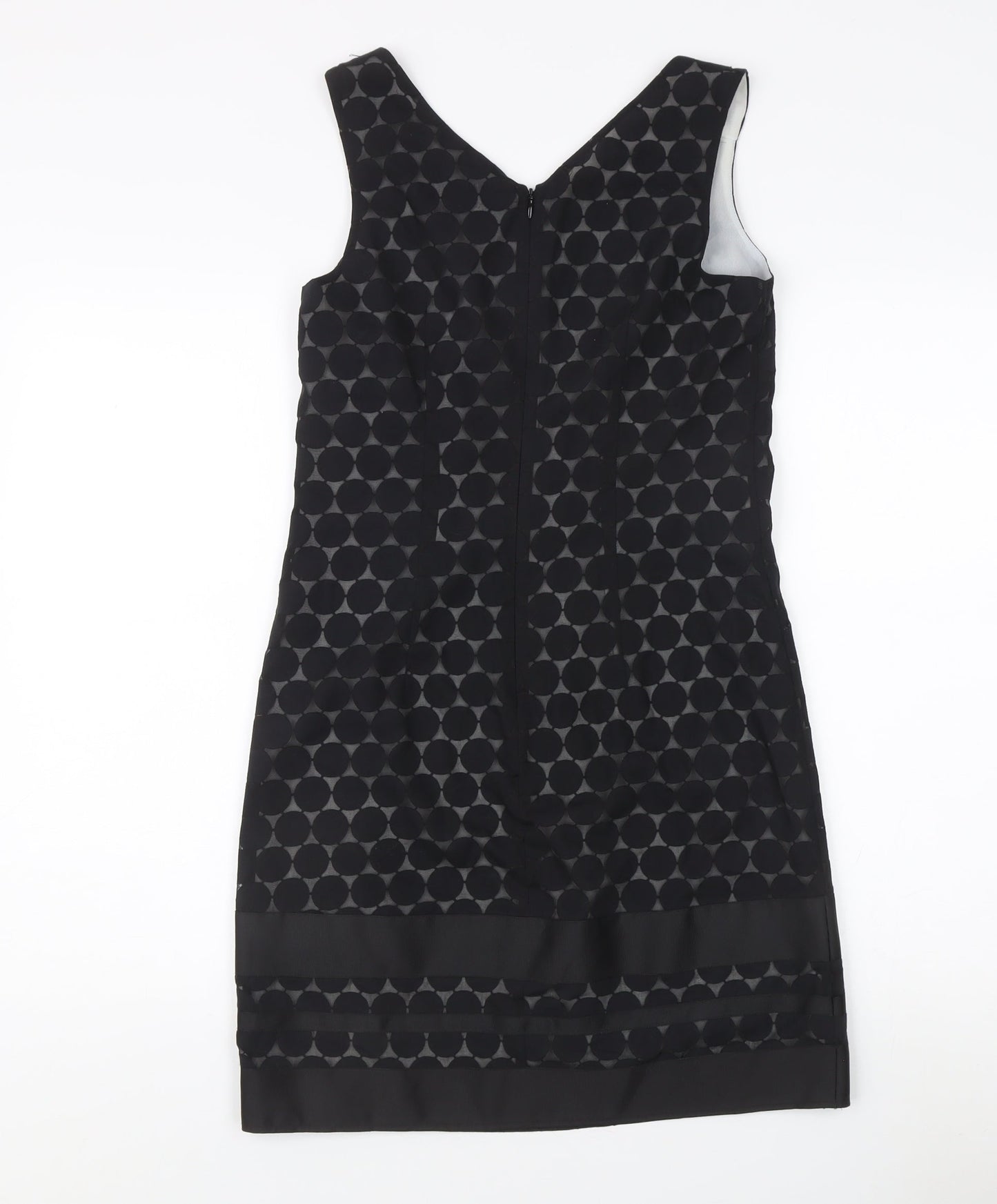 Oasis Women's Black Sheath Dress, Size 8, Party Wear