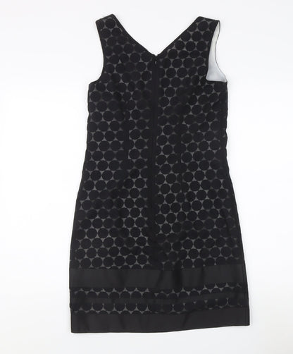 Oasis Women's Black Sheath Dress, Size 8, Party Wear