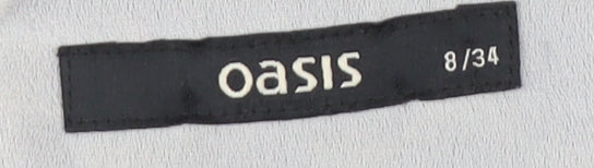 Oasis Women's Black Sheath Dress, Size 8, Party Wear