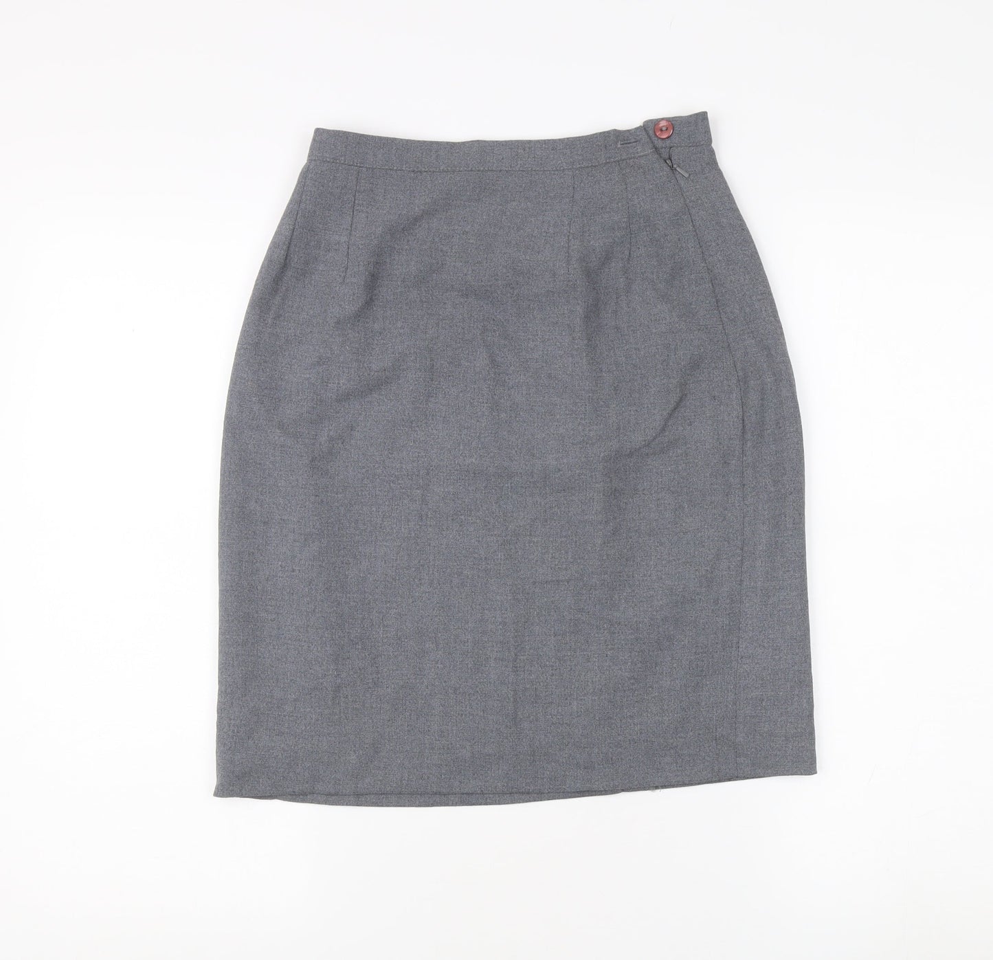 Katy Baker Women's Grey Pencil Skirt Size 10