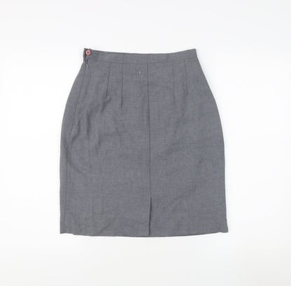 Katy Baker Women's Grey Pencil Skirt Size 10