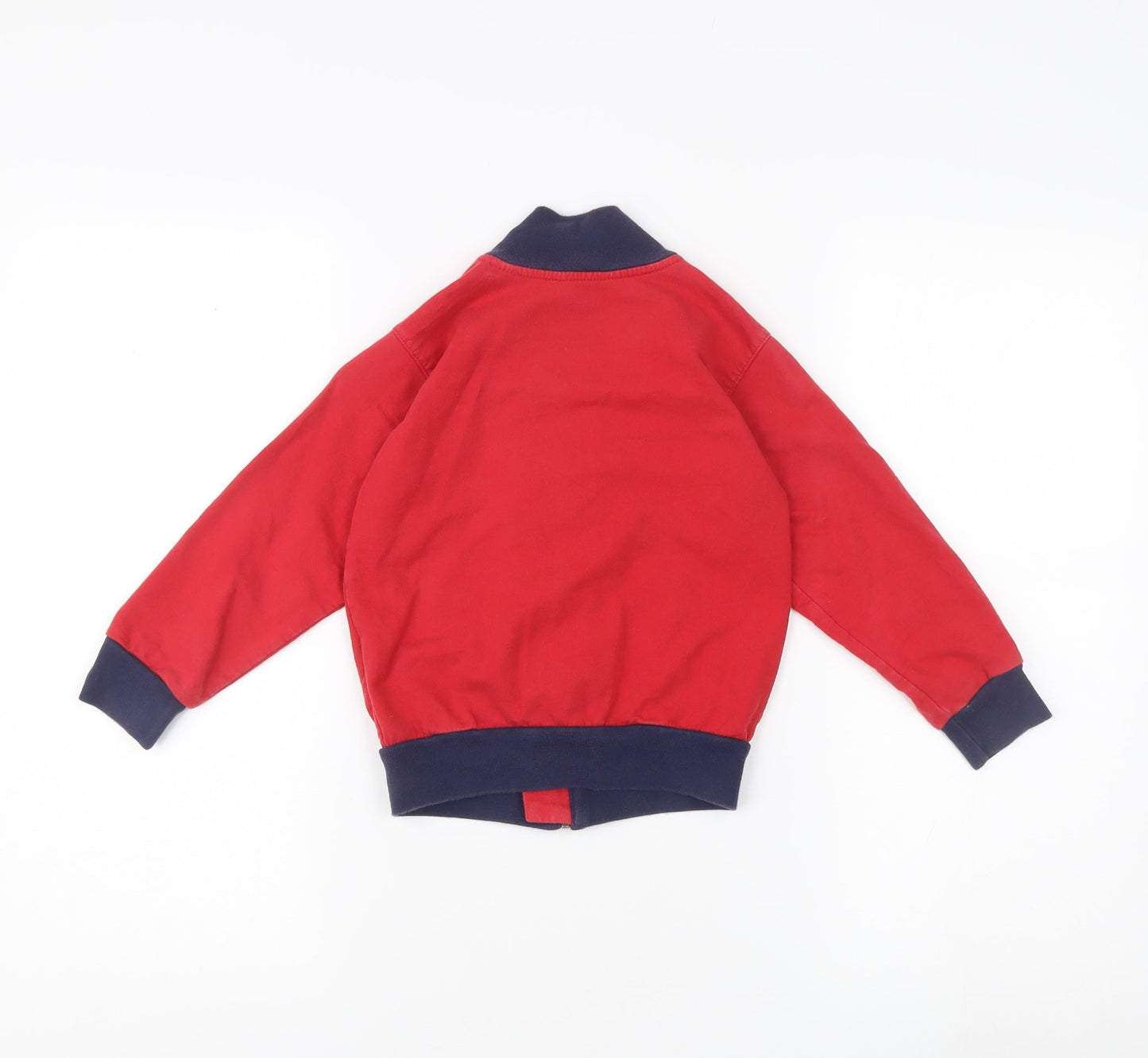 Penguin Boys Red Cotton Bomber Jacket 3 Years