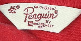 Penguin Boys Red Cotton Bomber Jacket 3 Years