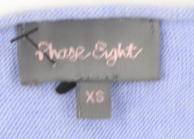 Womens UK Size XS Phase Eight Blue Pullover Jumper