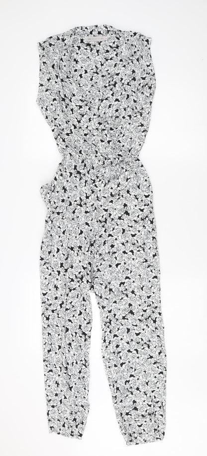 Marks and Spencer Women's Floral Jumpsuit Size 8